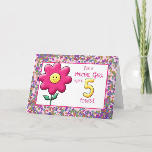 5e verjaardag van de "crute roze" en kaart
