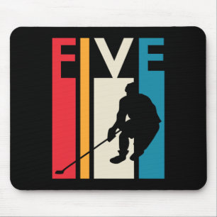 5e verjaardag van de geboorte Gift Five Hockey Bi Muismat