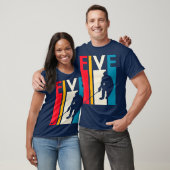 5e verjaardag van de geboorte Gift Five  Hockey Bi T-shirt (Unisex)