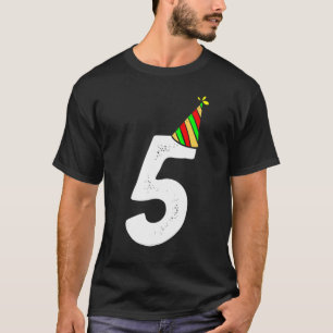 5e verjaardag van de jongen, meisje, 5 jaar oud me t-shirt