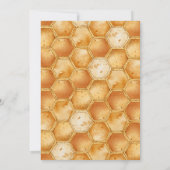 5e verjaardag van de mooie hondsdag van de honingb kaart (Achterkant)