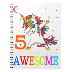 5e verjaardag van de sluiting van de Unicorn Party Notitieboek