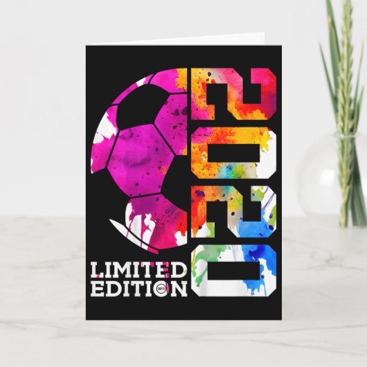 5e verjaardag Voetbal Limited Edition _1 Kaart (Voorkant)