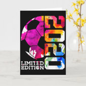 5e verjaardag Voetbal Limited Edition _1 Kaart (Gele Bloem)