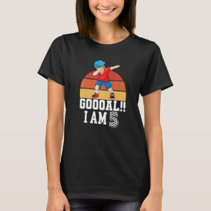 5e verjaardag Voetbal Voetbal Vogelpartij 5 jaar T-shirt