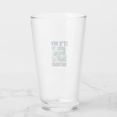 5e verjaardag Zeeschildpad Onderwater Vectorontwer Glas (Achterkant)