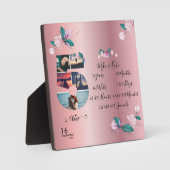 5e Verloving Jubileum voor bruiloft Foto collage Fotoplaat (Voorkant)