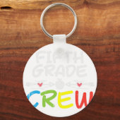 5e vijfde klas, eerste dag van de schooljongens sleutelhanger (Voorkant)