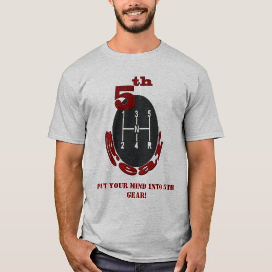 5E VISTUIG T-SHIRT GRAY (Voorkant)