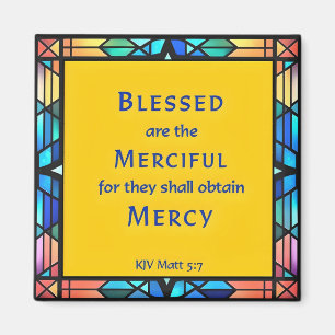 5e zaligheid van Jezus' preek op de berg Magneet