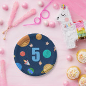 5e zondagse zonneschermen papieren bordje (Feest)