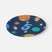 5e zondagse zonneschermen papieren bordje (Gekanteld)