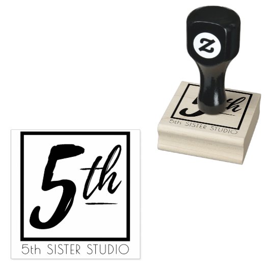 5e zuster Studio Rubberstempel (Gestempeld)