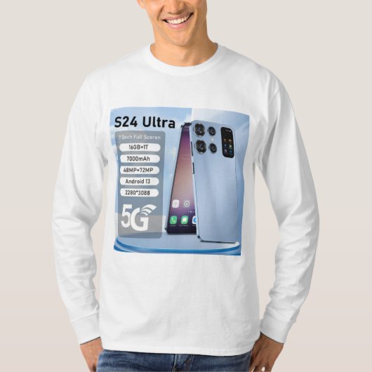 5G Mobile Logo: baanbrekend design T-shirt (Voorkant)