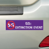 5G Uitbraakgebeurtenis Bumpersticker (Op auto)