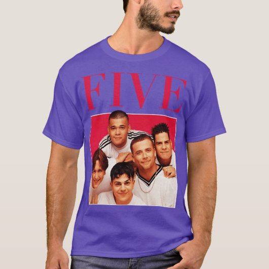 5ive vintage t-shirt (Voorkant)