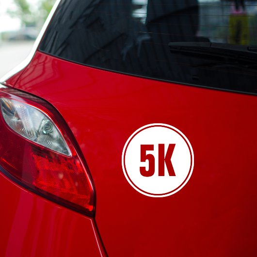5k marathon ronde sticker