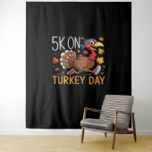 5K op Turkije Dag Thanksgiving Running Classic T-S Wandkleed (In situ)