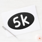 5k ovale sticker (Envelop)