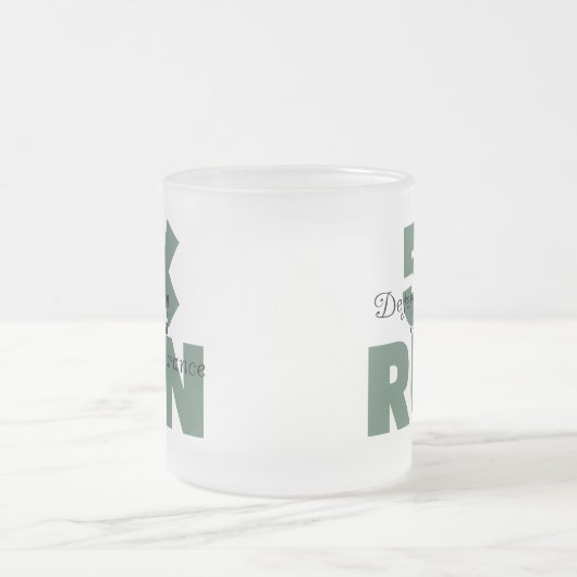 5K Run Groene Sporten Hardlopen Matglas Koffiemok (Center)