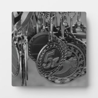 5K Run Medals B&W foto Fotoplaat