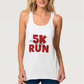5K Run Red Tanktop (Voorkant)
