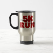 5K Run Rood Motivatie Hardlopen Reisbeker (Links)