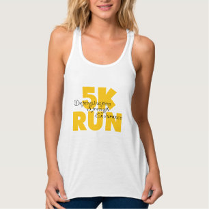 5K Run Yellow Tanktop