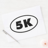 5K Runner Ovaal Ovale Sticker (Envelop)
