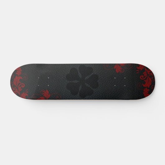 5leaf black clover persoonlijk skateboard (Horizontaal)