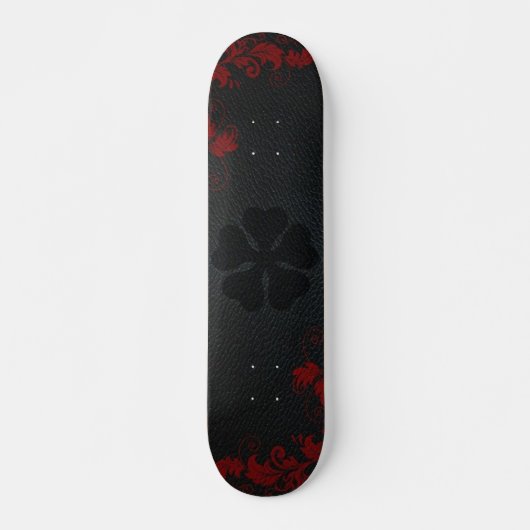 5leaf black clover persoonlijk skateboard (Voorkant)