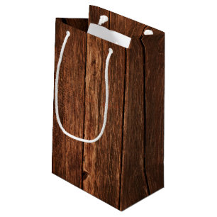 5lx3wx8.5h kleine geschenkzak schuur hout land rus klein cadeauzakje