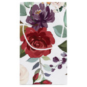 5lx3wx8.5h kleine geschenkzak witte rozen gouden g klein cadeauzakje (Achterkant)