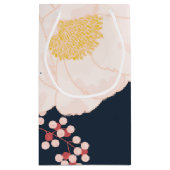 5lx3wx8.5h Kleine Gift Bag Baby Roze Kosmos op Wit Klein Cadeauzakje (Achterkant)