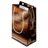 5lx3wx8.5h Kleine Gift Bag Cowboy Laarzen Schuur H Klein Cadeauzakje (Voorkant Gekanteld)