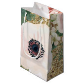 5lx3wx8.5h Kleine Gift Bag Geometrische Tuin Roos Klein Cadeauzakje (Voorkant Gekanteld)