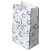 5lx3wx8.5h Kleine Gift Bag Seahorse Ocean Beach Klein Cadeauzakje (Achterkant Gekanteld)