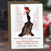 5O EN FANTASTISCHE ELEGANTE CHIQUE VERJAARDAG VAN KAART