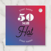 5O en nog warm Bedankjes Labels (Achterkant)