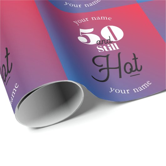 5O en nog warm Cadeaupapier (Rol Hoek)