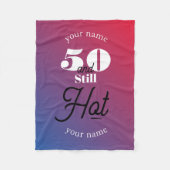 5O en nog warm Fleece Deken (Voorkant)