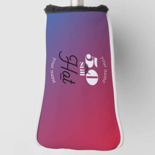 5O en nog warm Golfheadcover (Draai 90)