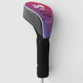 5O en nog warm Golfheadcover (Schuin)