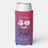 5O en nog warm Seltzer Blikjeskoeler (Seltzer Voorkant)