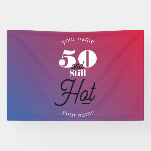 5O en nog warm Spandoek