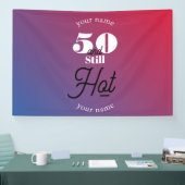 5O en nog warm Spandoek (Beurs)