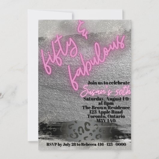 5O & Fabuous Kaart (Voorkant)