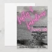 5O & Fabuous Kaart (Voorkant / Achterkant)