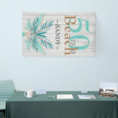 5O IS EEN BEACH 50E Beach kustdag Spandoek (Beurs)