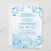 5OTH verjaardagsfeestje Kaart (Voorkant)